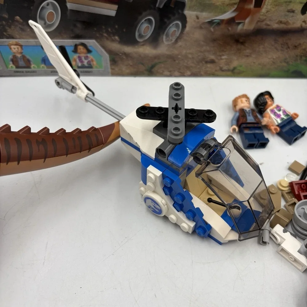 Lego Jurassic World - Carnotaurus Dinosaur Chase Set #76941 - Half Built